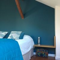 Chambre sous les toits - Architecture et aménagement d'intérieur d'une suite parentale